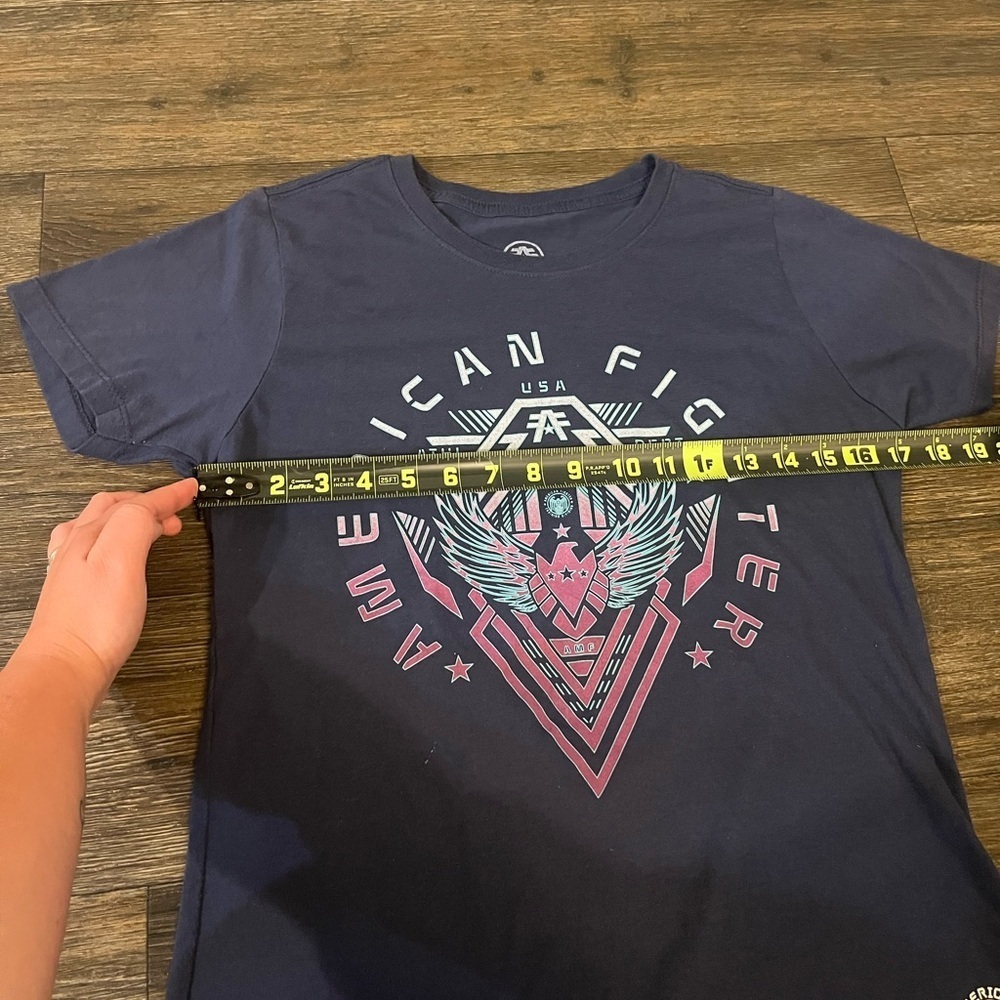 American Fighter Dark Blue Graphic Tee - Picture 6 of 8